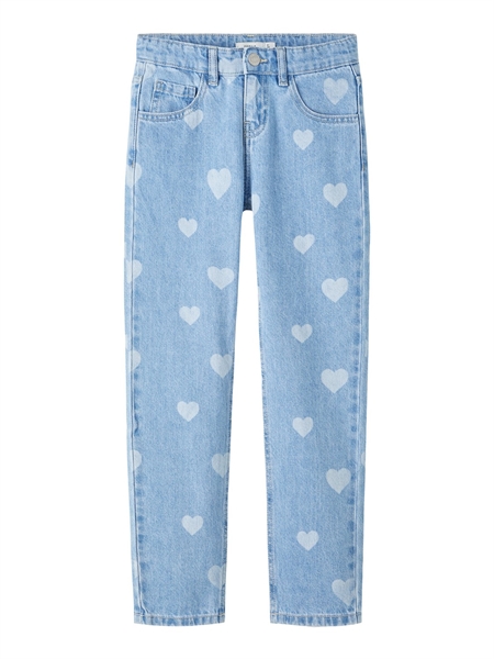 NAME IT Hjerte Jeans Bella Light Blue Denim